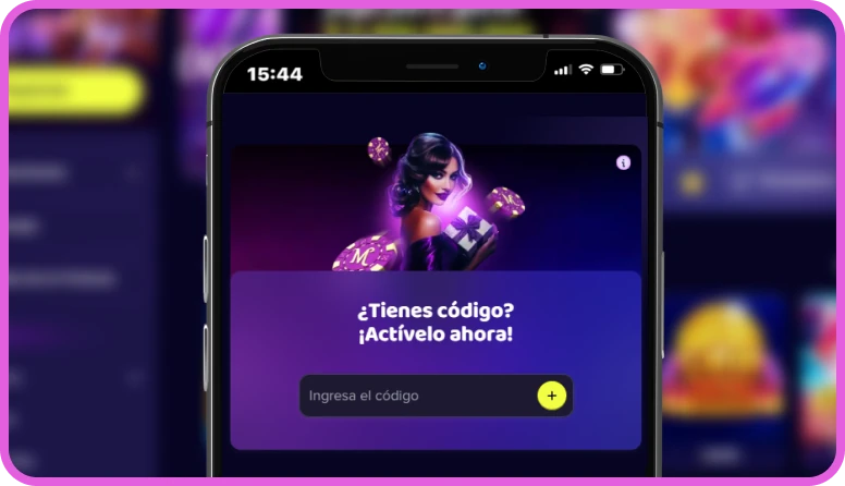 Apartado de códigos promocionales