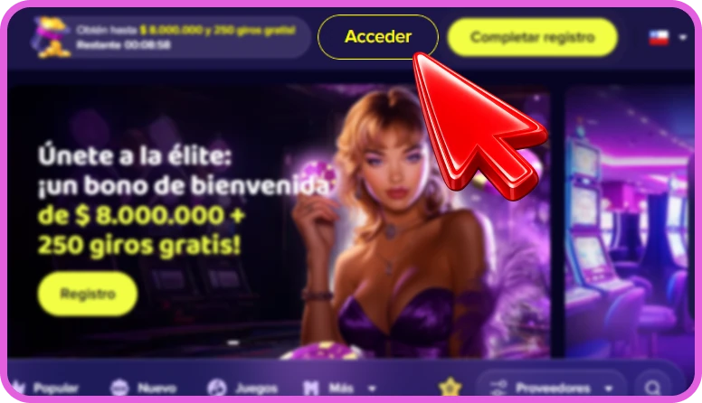Botón “Acceder”