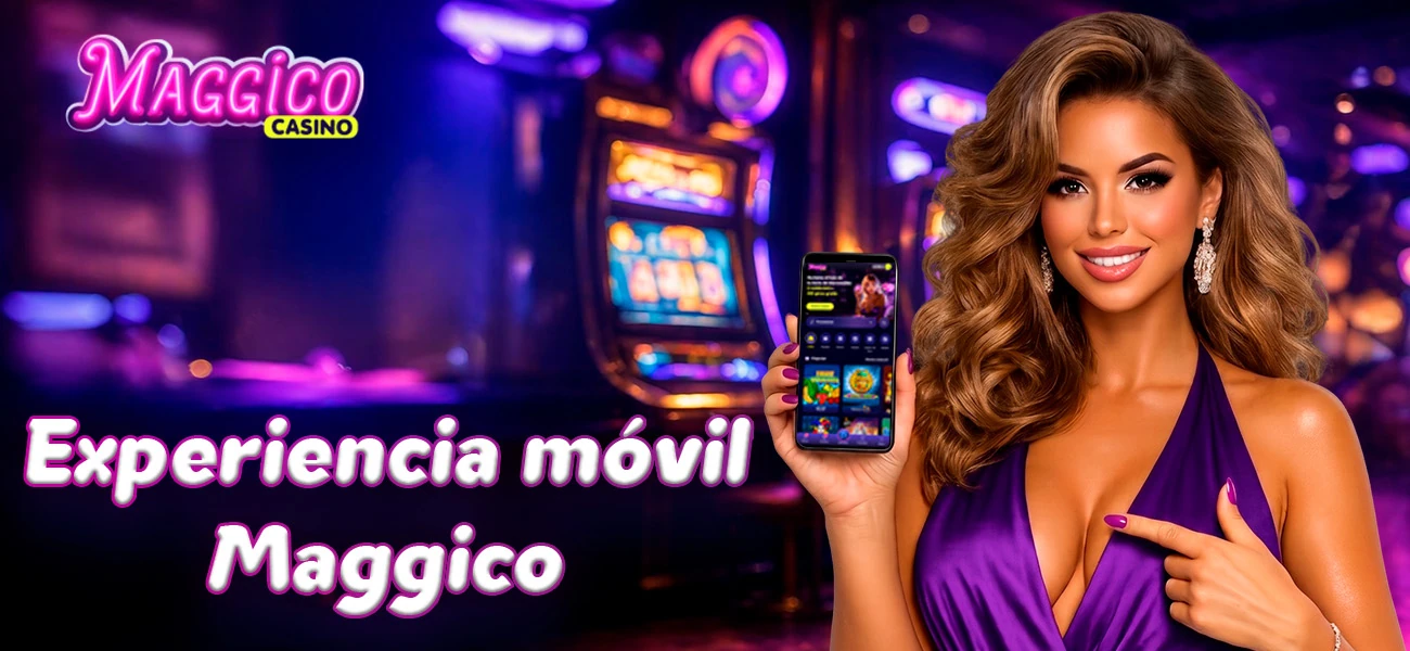 Acceso móvil a la plataforma Maggico